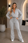 2 Piece Wide Leg Jogger Set - Chic Life