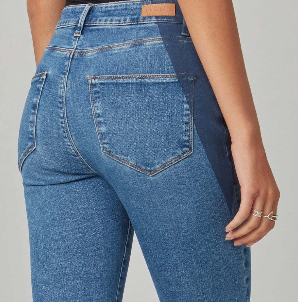 Alexa - CCB Coated Coastal Blue by LOLA Jeans - chic life.com