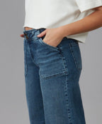 NOVA - DIS Mid Rise Wide Leg Jeans by Lola Jeans - chic life.com