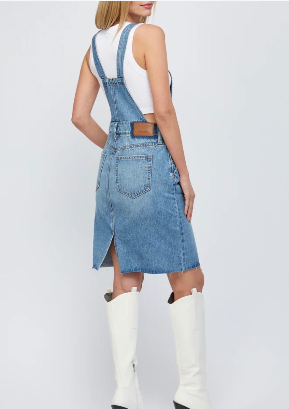 Pixie Skirt with back open split by Hidden - chic life.com